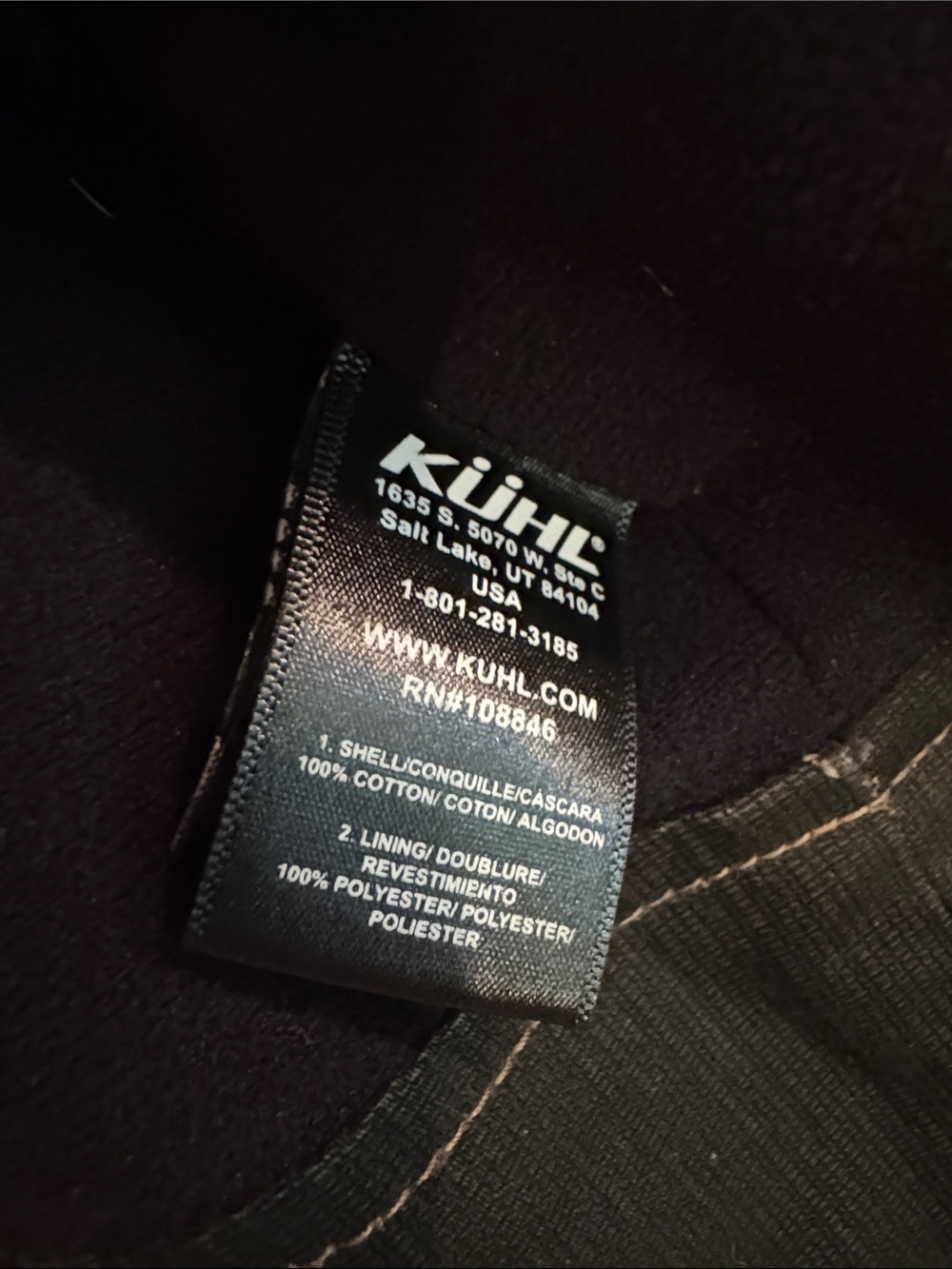 Kuhl Men's Dark Brown Zip-Front Canvas Vest - Picture 3 of 7